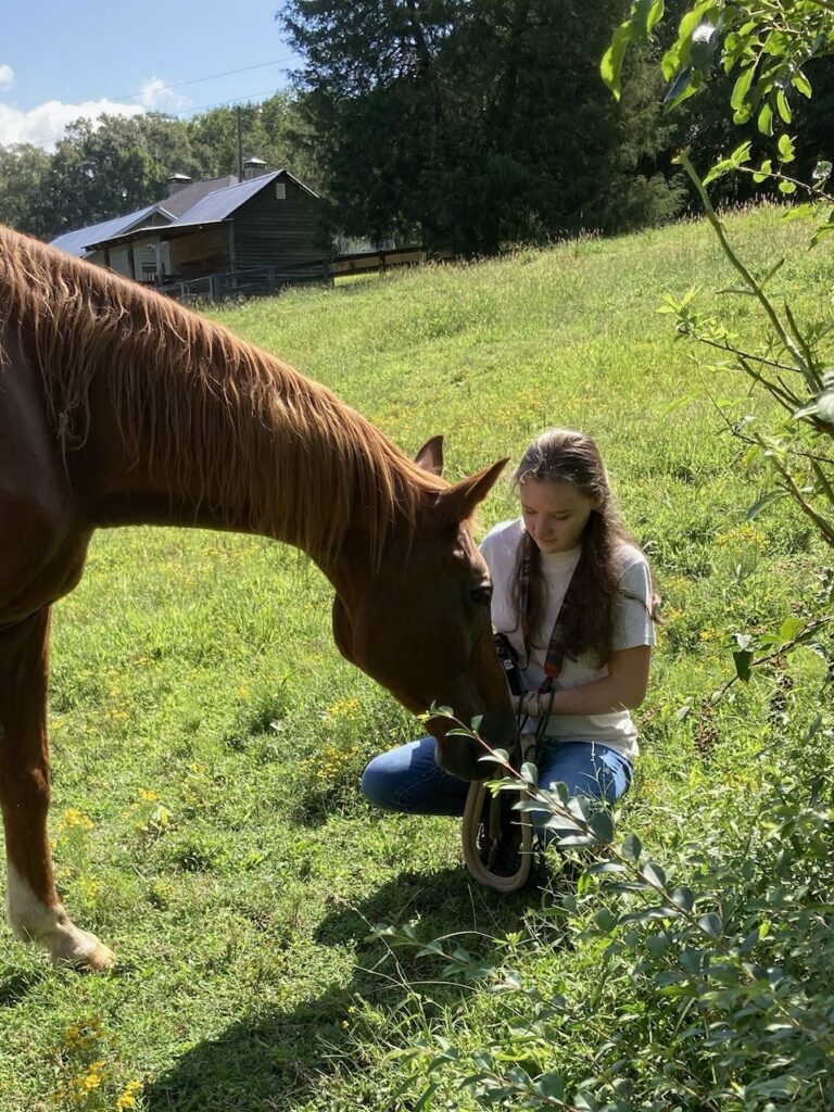 Allison Allgood w/ Horse